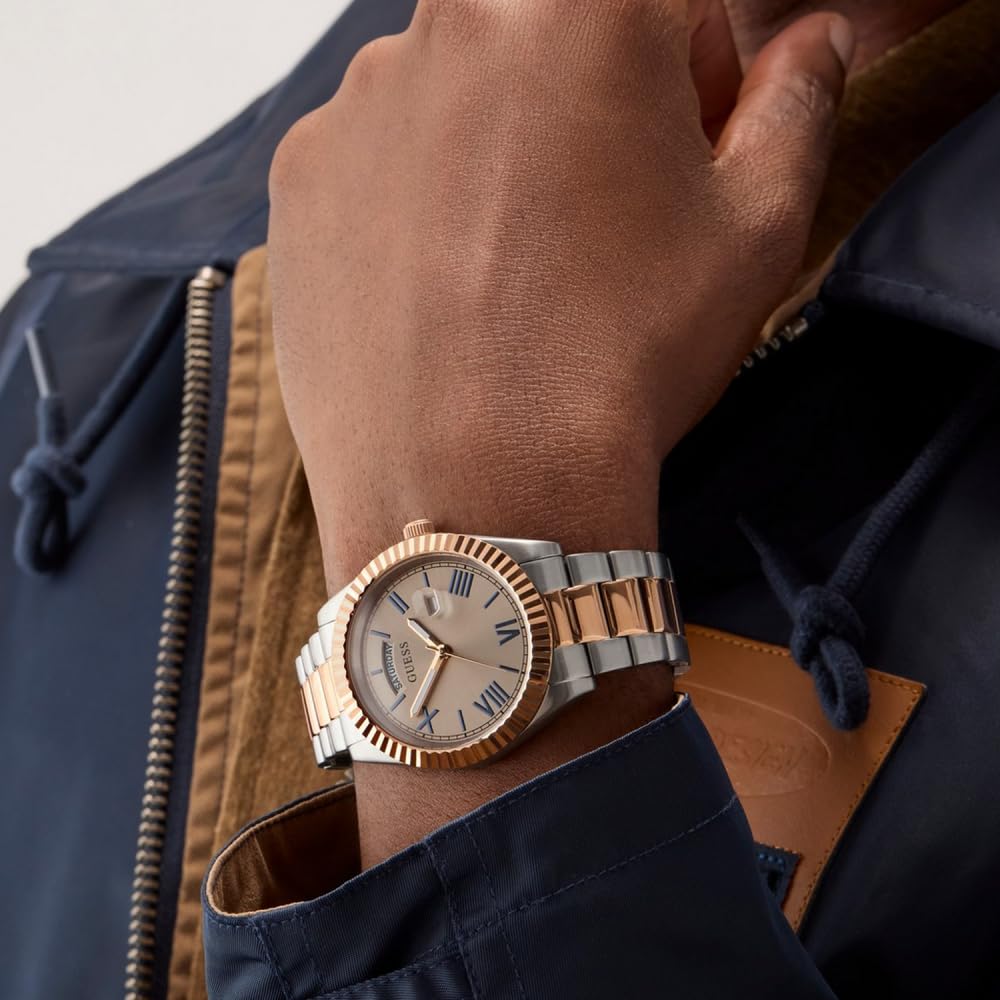 GUESS Connoisseur Grey Round Dial Analog Men's Watch - GW0265G13