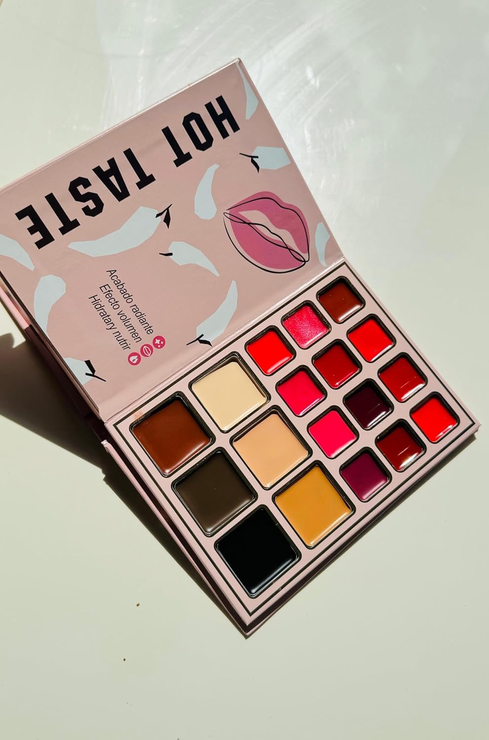 MagicHuda 5 In 1 Makeup Book Kit Highlighter Blush Contour Lip Eyebrow Palette (Glitter And Matte) Eyeshadow Palette All In One Makeup Kit.