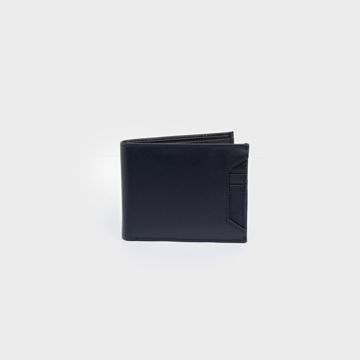 Smith & Blake - Gift Combo Set - Wallet for Men, Pen and Key Ring - Blue Leather - Fortuna