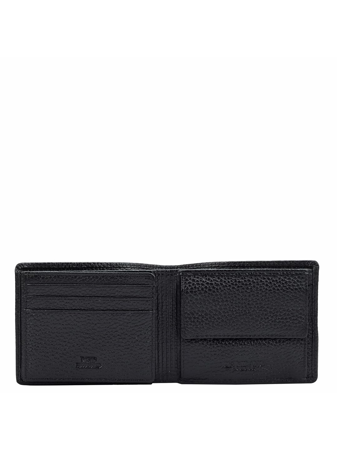 Da Milano Genuine Leather Black Mens Wallet (10402)