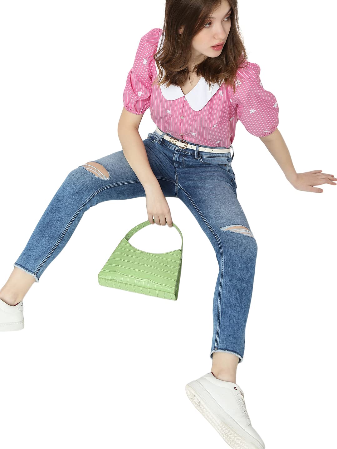 VERO MODA Skinny fit Jeans (245199101_Medium Blue Denim_31_)