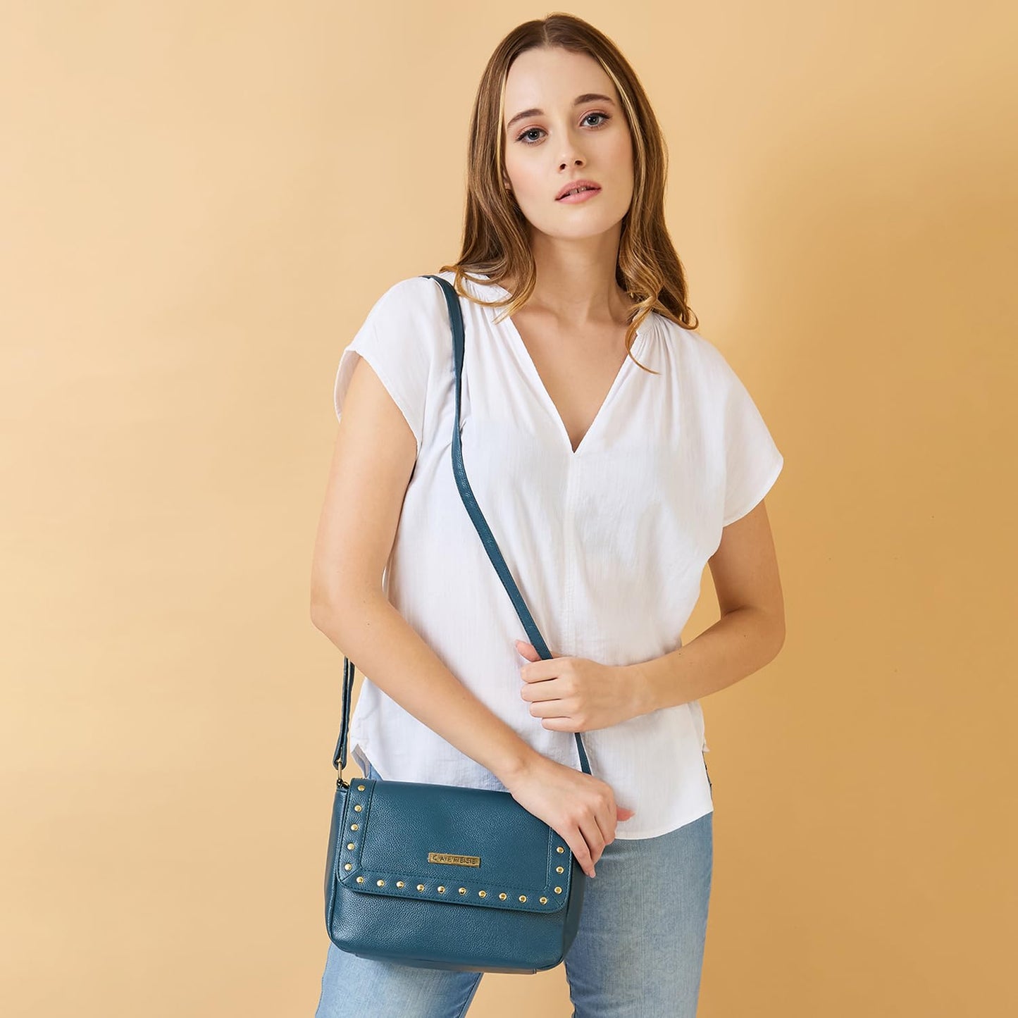 Caprese Women's Sling Bag (Teal)
