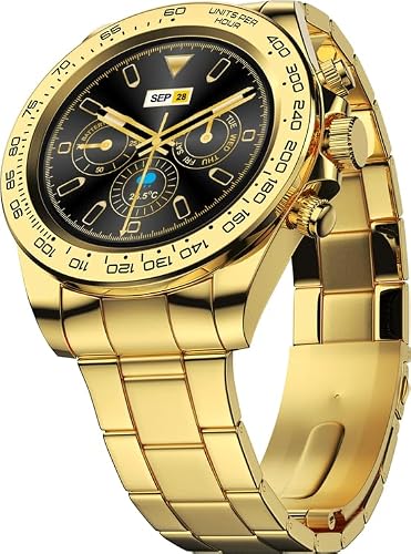 Fire-Boltt Blizzard Ultra 32.5mm (1.28) Premium Luxury Smartwatch with Jewel Studded Dial Smartwatch (Silver Colour) (Blizzard)