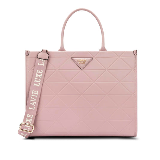Lavie Luxe Mona25 Box Satchel Bag for Women | Satchel Handbag for Work | Ladies purse | Stylish Shoulder Bag | Gift for Women