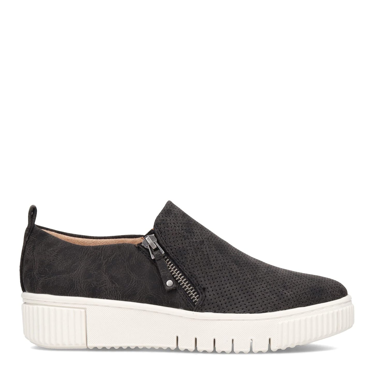 Naturalizer Women's Turner Platform Slip on Fashion Sneaker, Black, 8.5