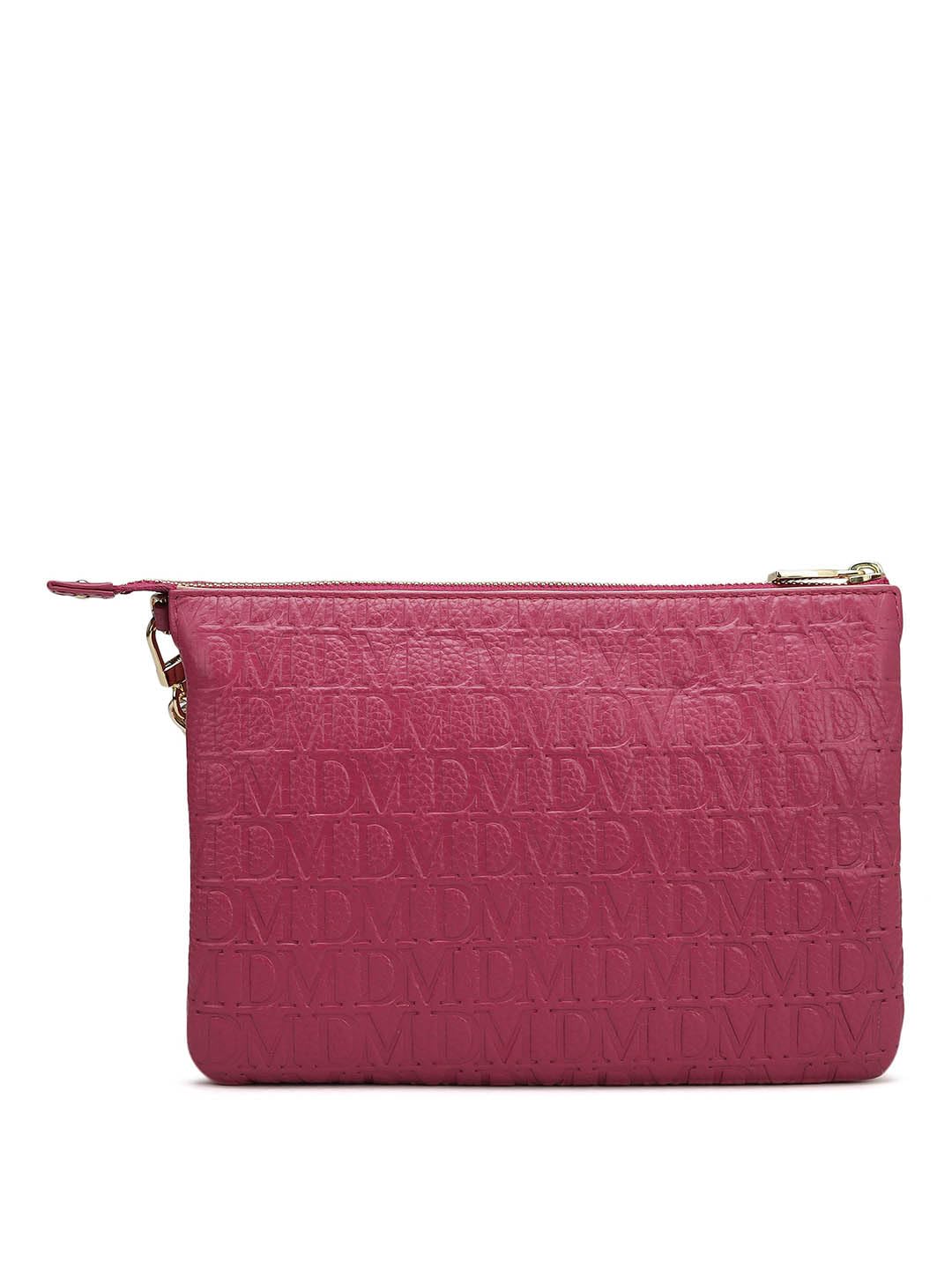 Da Milano Genuine Leather Pink Sling Bag (01267) (Small)