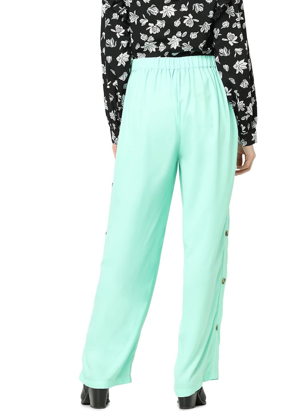 VERO MODA Regular Fit Trouser(287697901_Carnival Glass_XS)