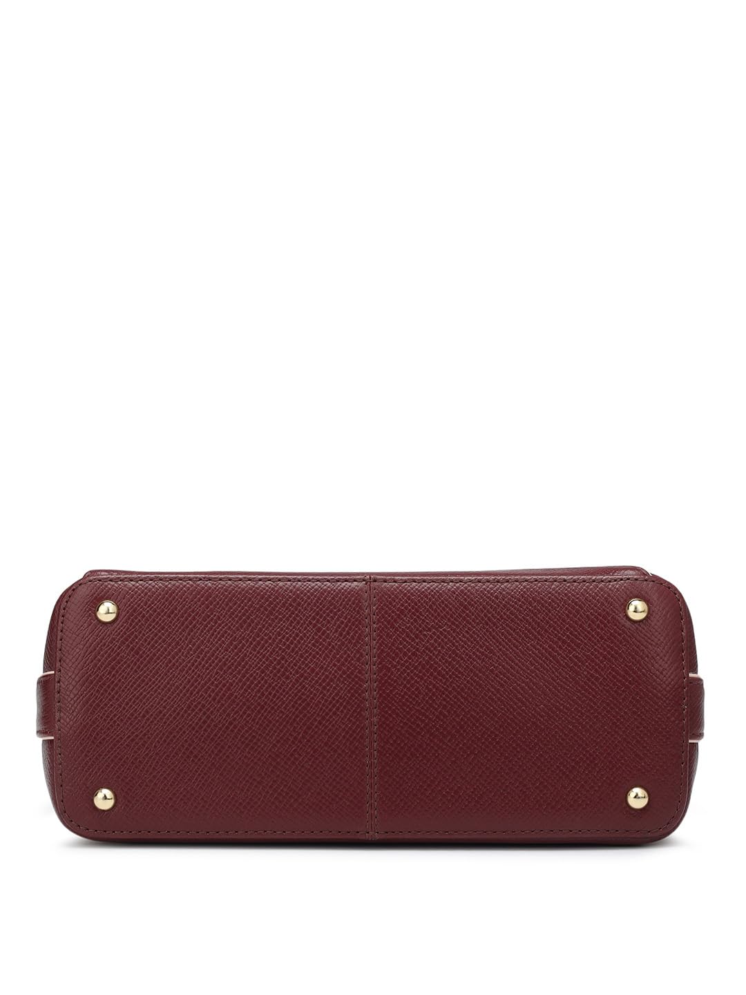 Da Milano Genuine Leather Red Sling Bag (01132) (Small)