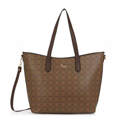 Lavie Women's Monoprint Hailon Tote Bag | Ladies Purse Handbag