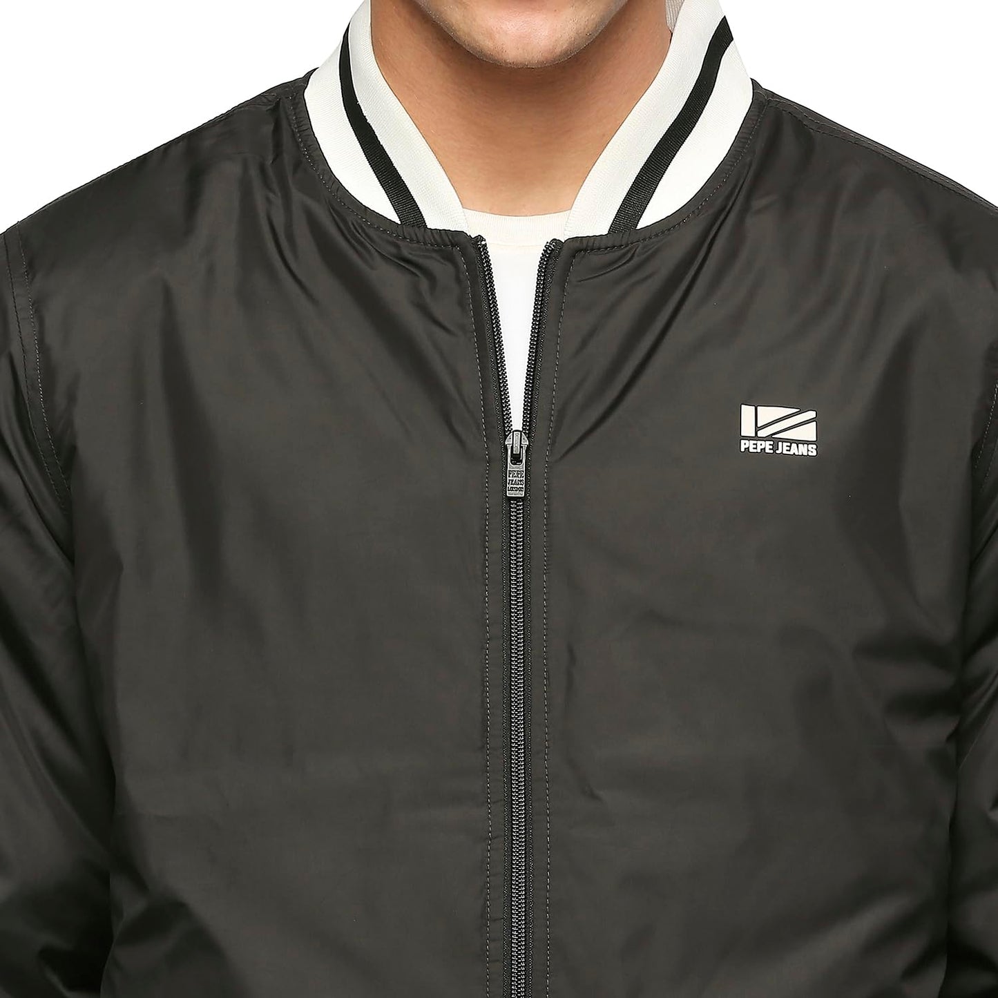 Pepe Jeans Men's A-Line Coat (PM402950_Black