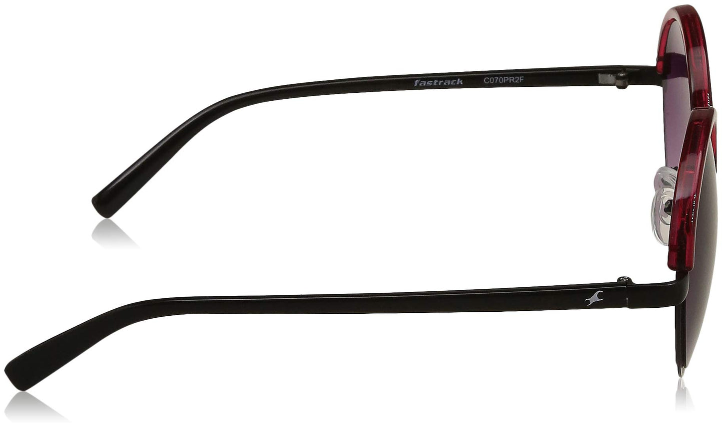 Fastrack Purple Round 100% UV protected Sunglasses for Women