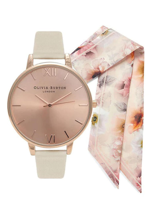 Olivia burton Vegan Friendly Analog Rose Gold Dial Women's Watch-OBGSET51
