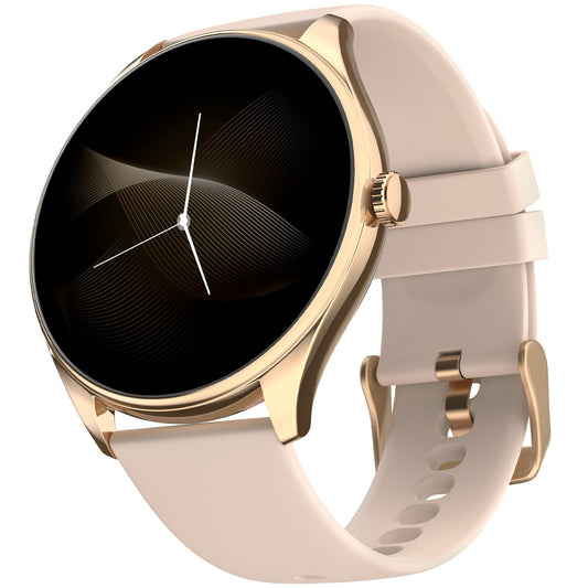 Noise Twist 2 Smart Watch with 1.43” AMOLED Screen, AI Search & Voice Assistant, Bluetooth Calling, Stainless Steel Back, 7-Day Battery, 100+ Watch Faces, Health Suite, IP68 (Rose Pink)