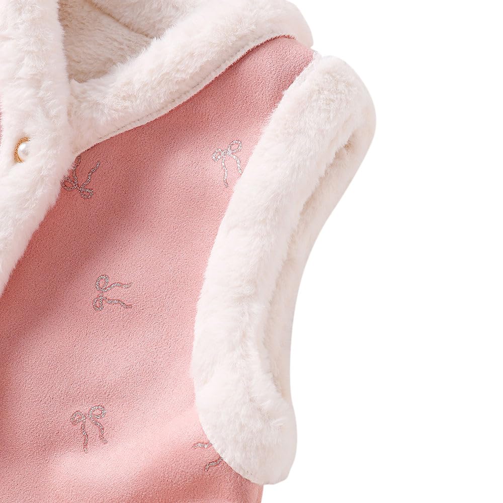 Hopscotch Girls Polyester Waist Length Jackets in Pink Color For Ages (2-3 Years)