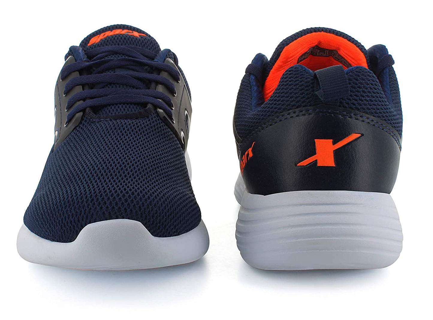Sparx Trending Men's Footwear for Outdoor/Official/Running/Walking Shoes SM-500 N.Blue N.Orange UK-6