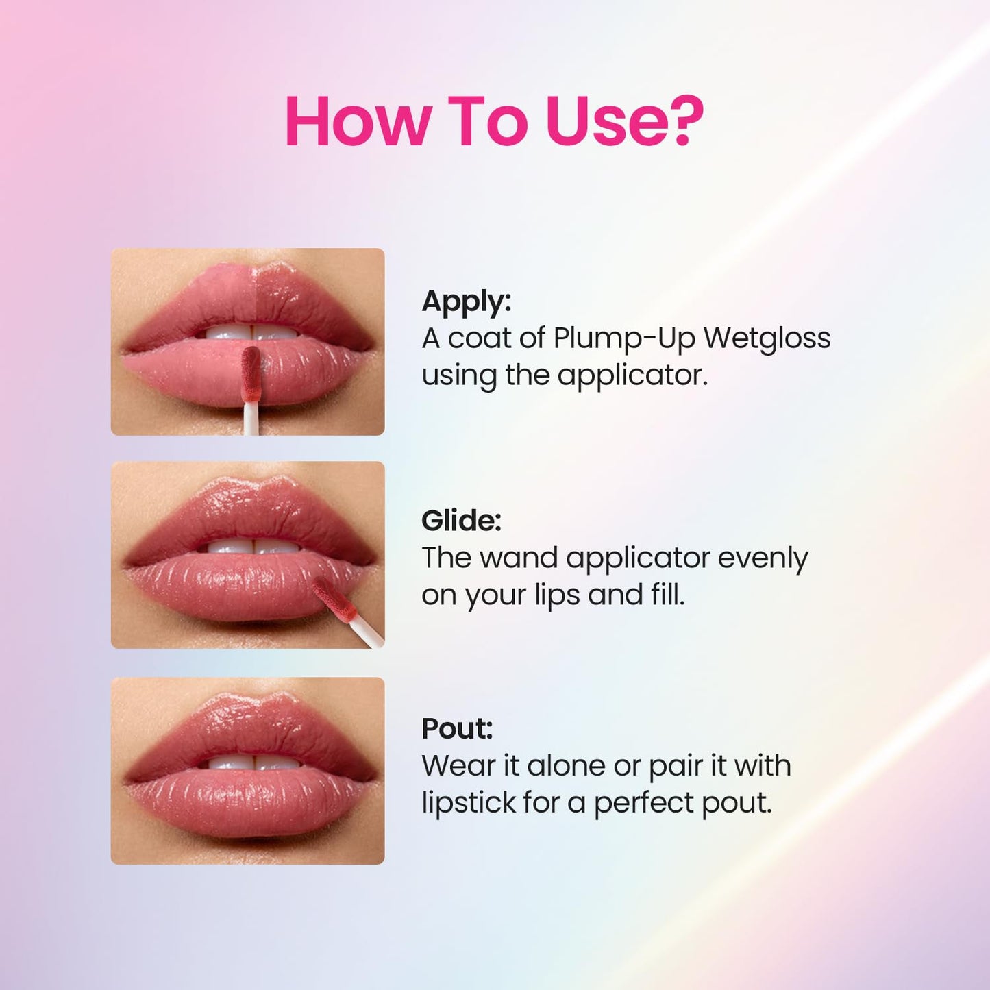 Swiss Beauty Plump-Up Wet Lightweight Lip Gloss With High Shine Glossy Finish For Fuller And Plump Lips | Shade- Berrilicious, 2Ml|