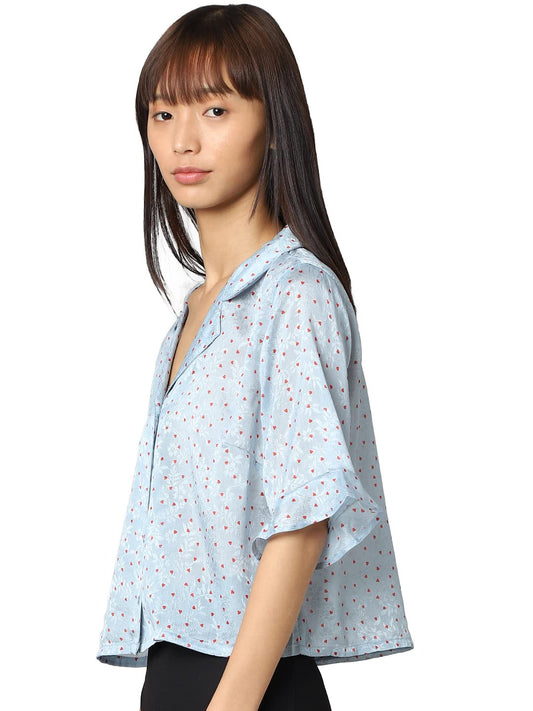 ONLY Women's Polyester Solid Regular Shirt