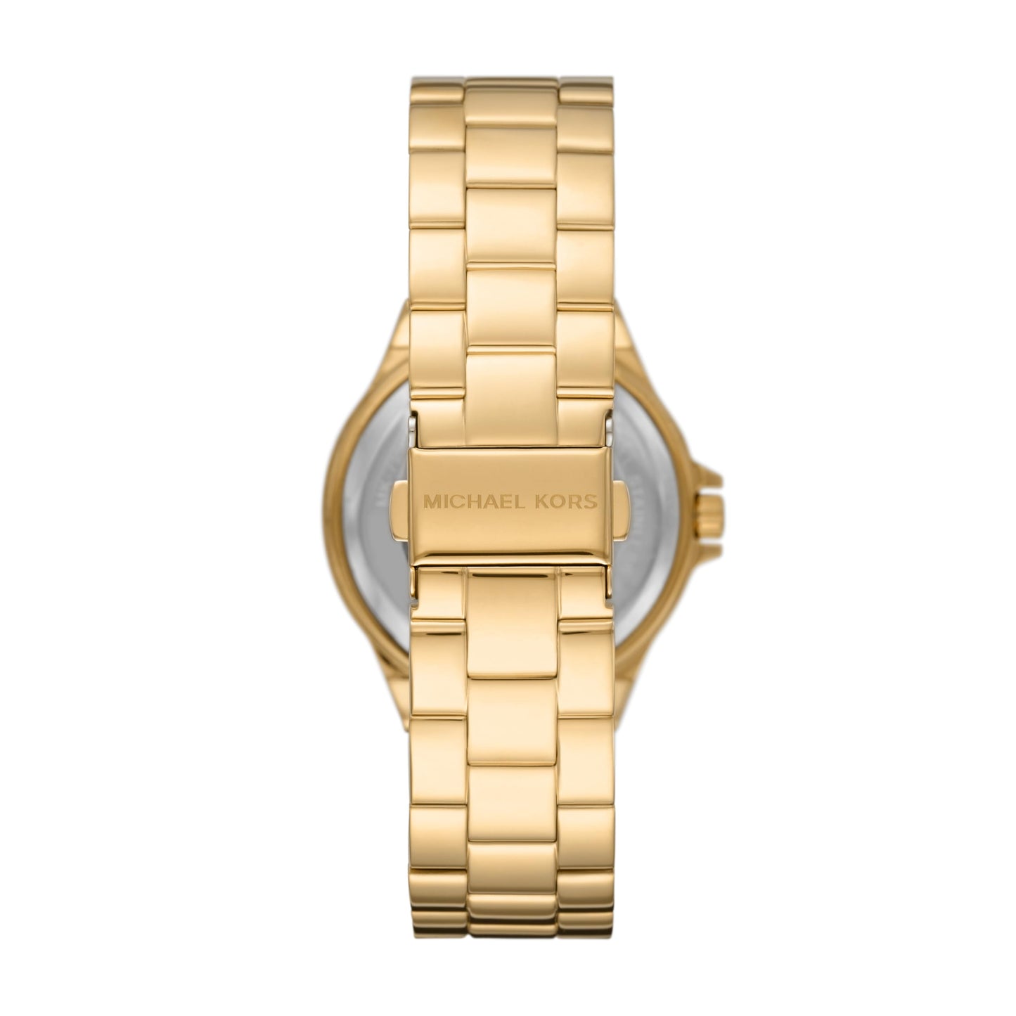 Michael Kors Stainless Steel Lennox Analog Gold Dial Women Watch-Mk7229, Gold Band