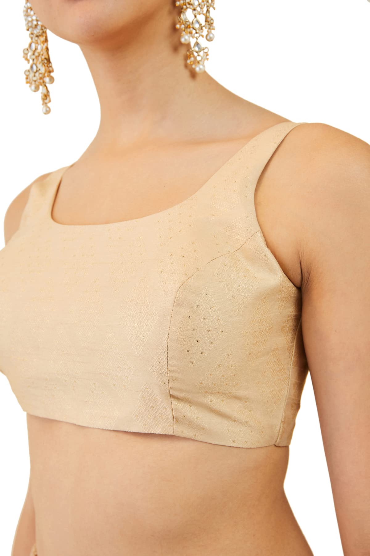 Soch Women's Regular Fit Blouse_Gold 34