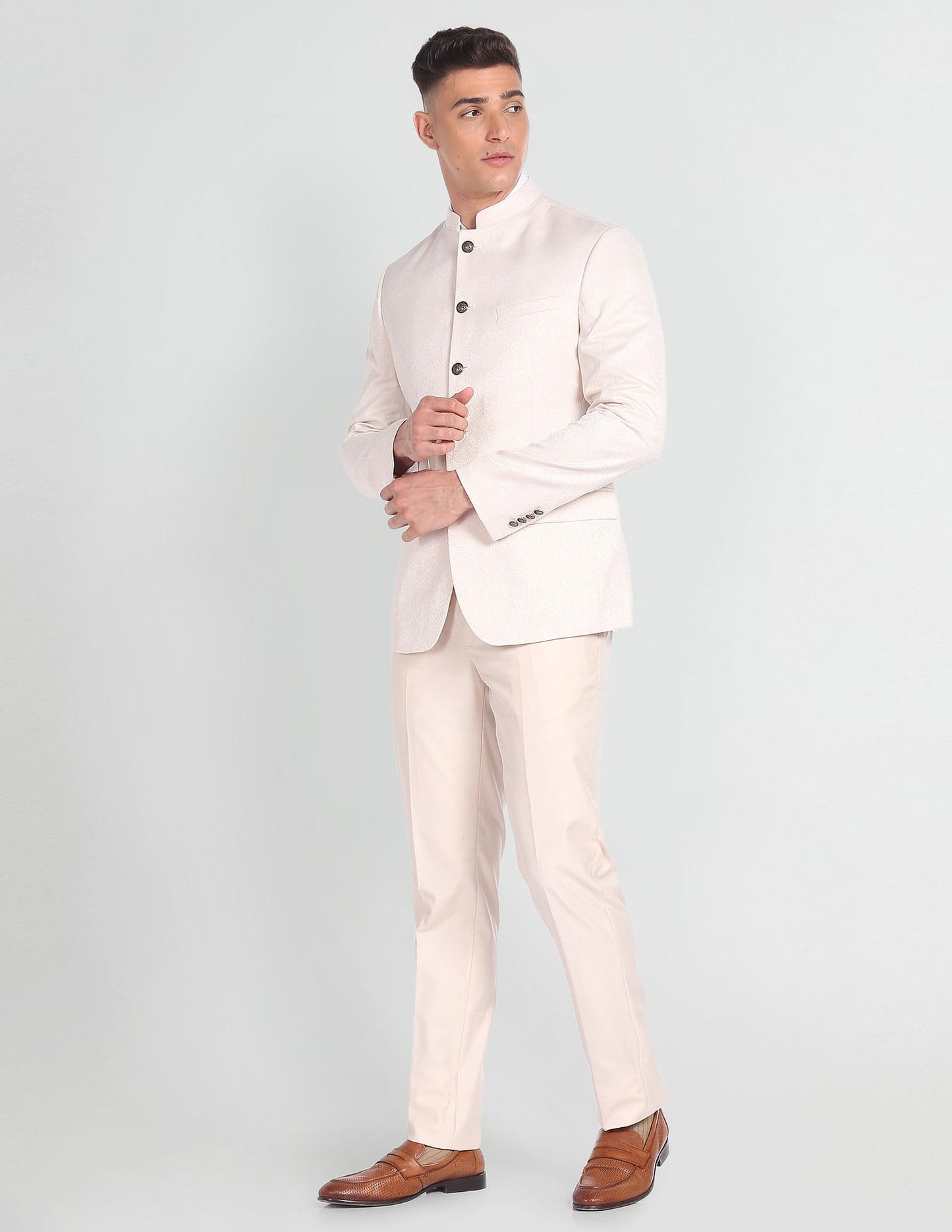 Arrow Men's Polyester Single Breasted Business Suit Pants Set