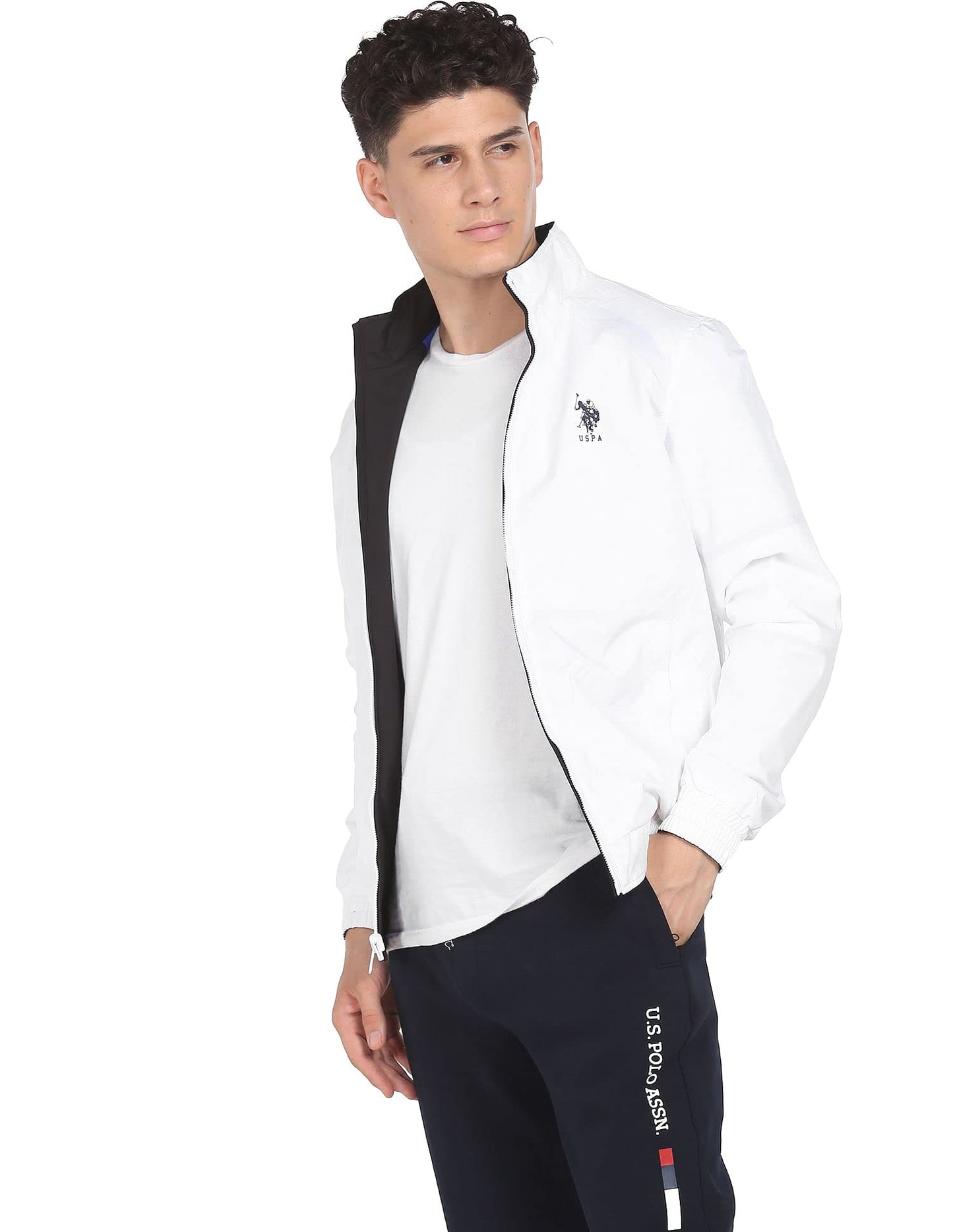 U.S. POLO ASSN. Men's Trench Coat (USJCK0197_White_M)