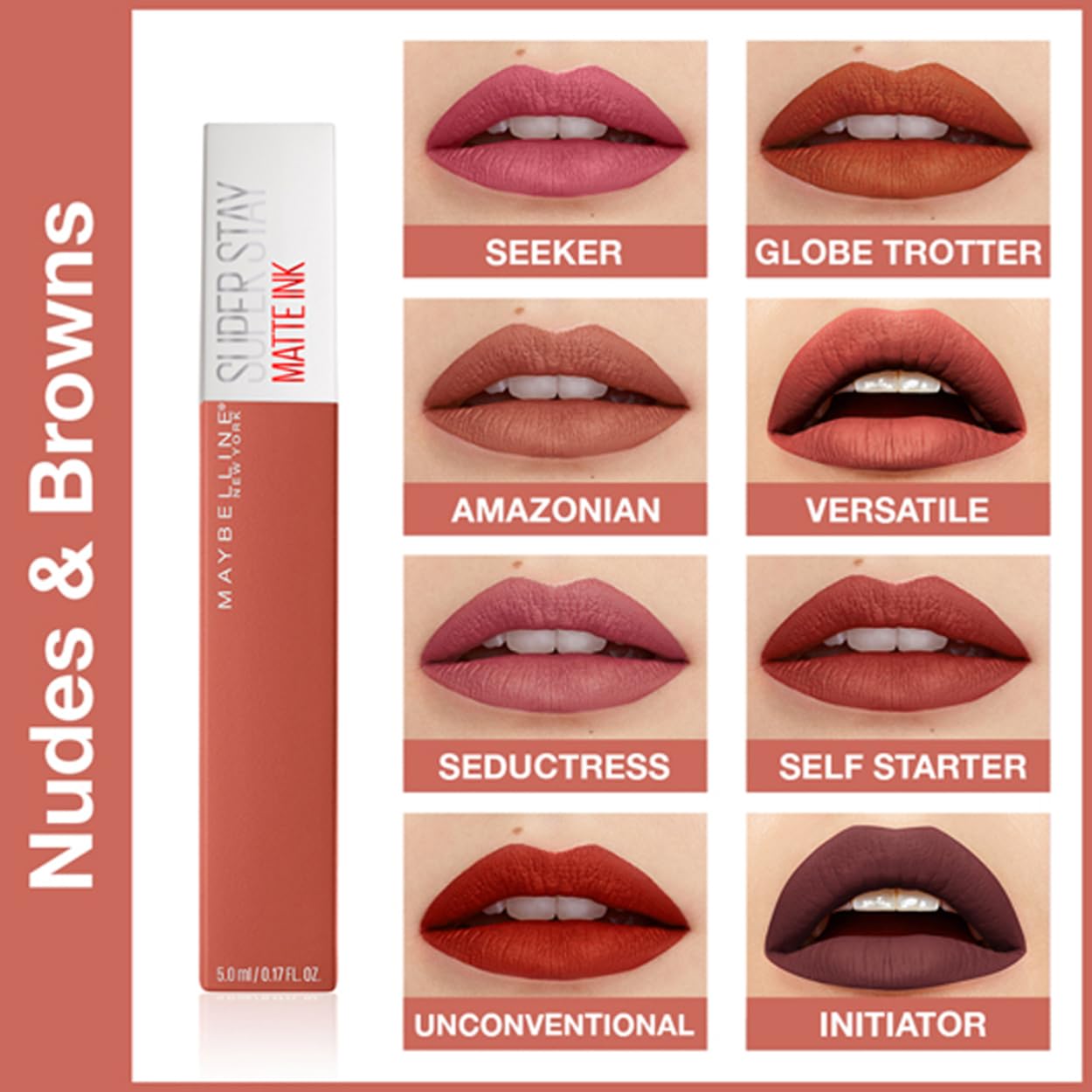Maybelline New York SuperStay Matte Ink Liquid Lipstick - Founder, Highly pigmented, Transfer Proof & Fade Proof. Maybelline New York SuperStay Matte Ink Liquid Lipstick Lasts Up To 16 Hour | 5ml