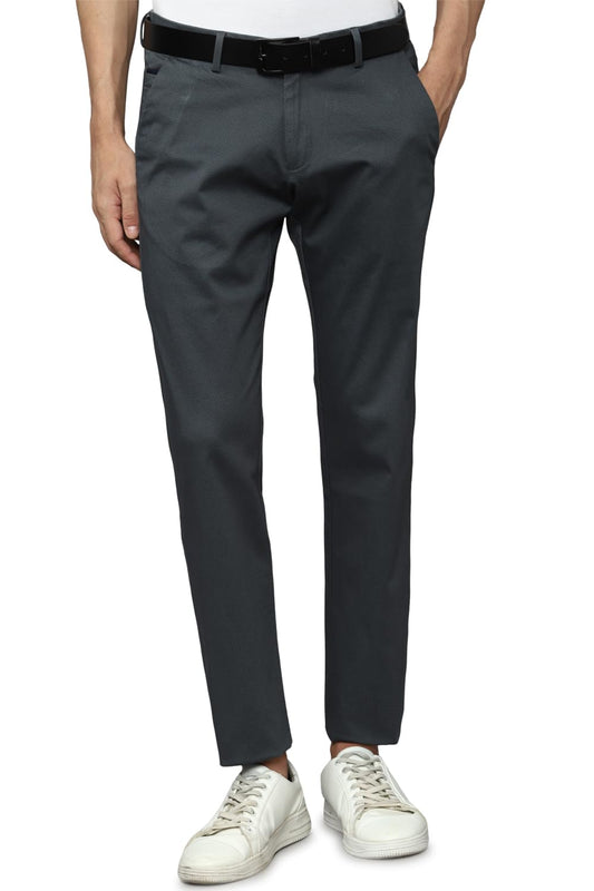 Allen Solly Men's Slim Pants (Grey)