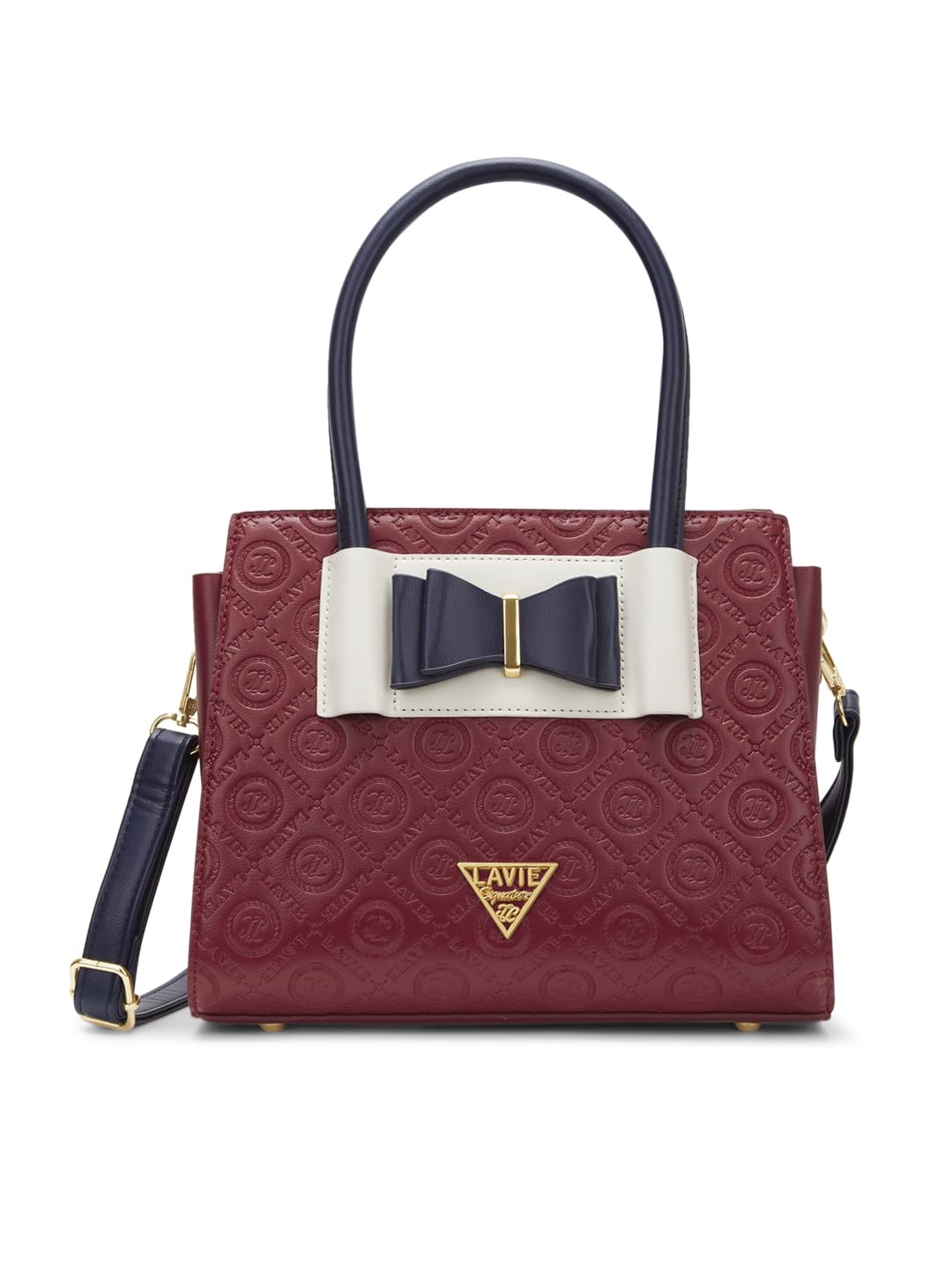 Lavie Signature Women's Geneva Colourblock Satchel Handbag for Women | Satchel Bag for Work | Ladies purse | Stylish Shoulder Bag | Gift For Women
