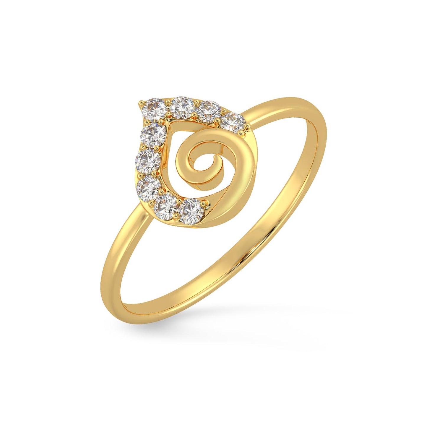 Malabar Gold & Diamonds Gold Ring for Women 22k | Pure Gold 22kt (916) BIS Hallmark Certified Finger Ring for Birthday, Engagement, Anniversary & Festive Gift