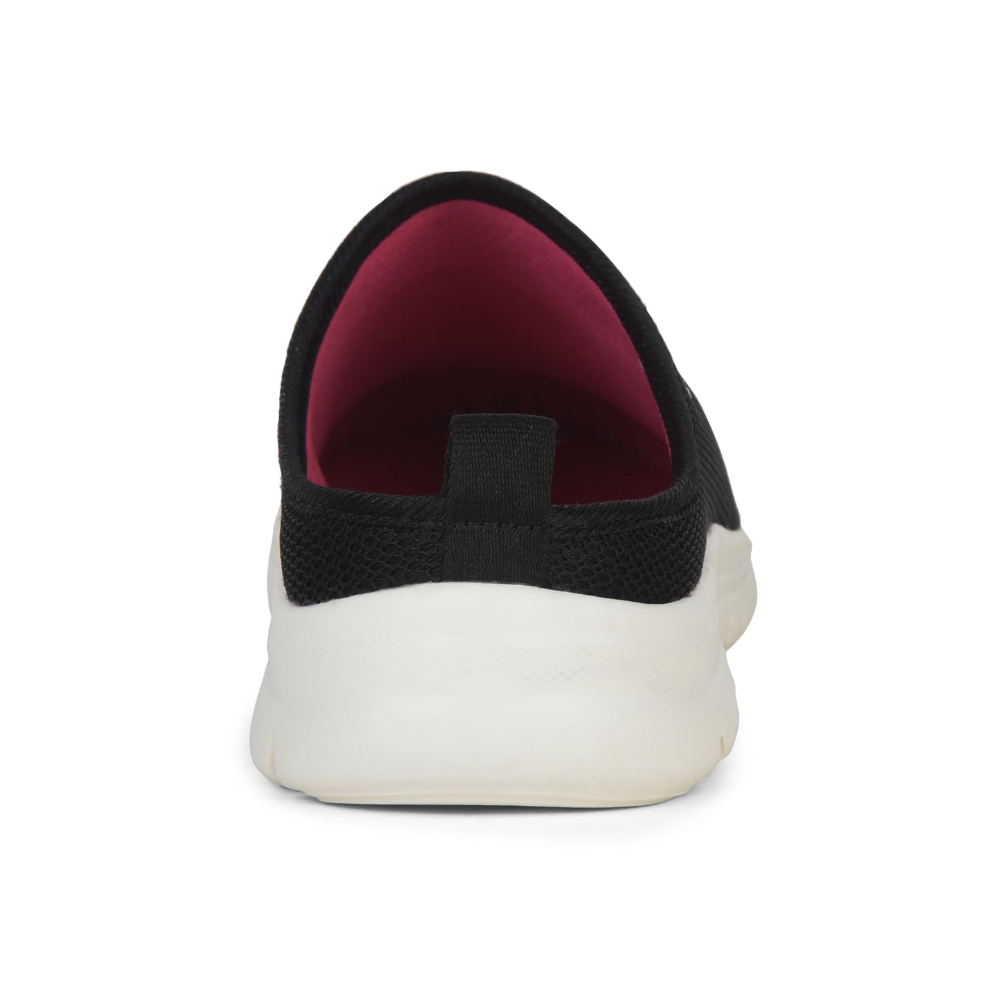 Action Women Black Pink Mules APTW0115BKPK09