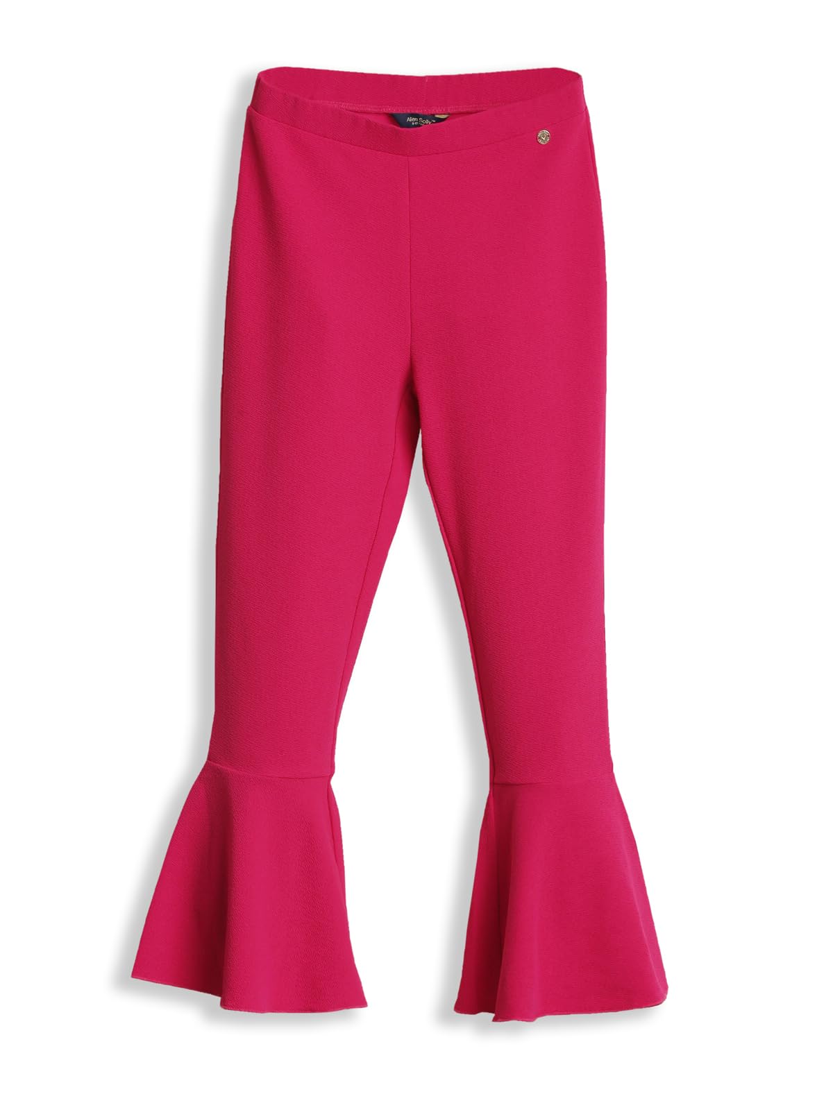 Allen Solly Girls Pink Textured Trousers