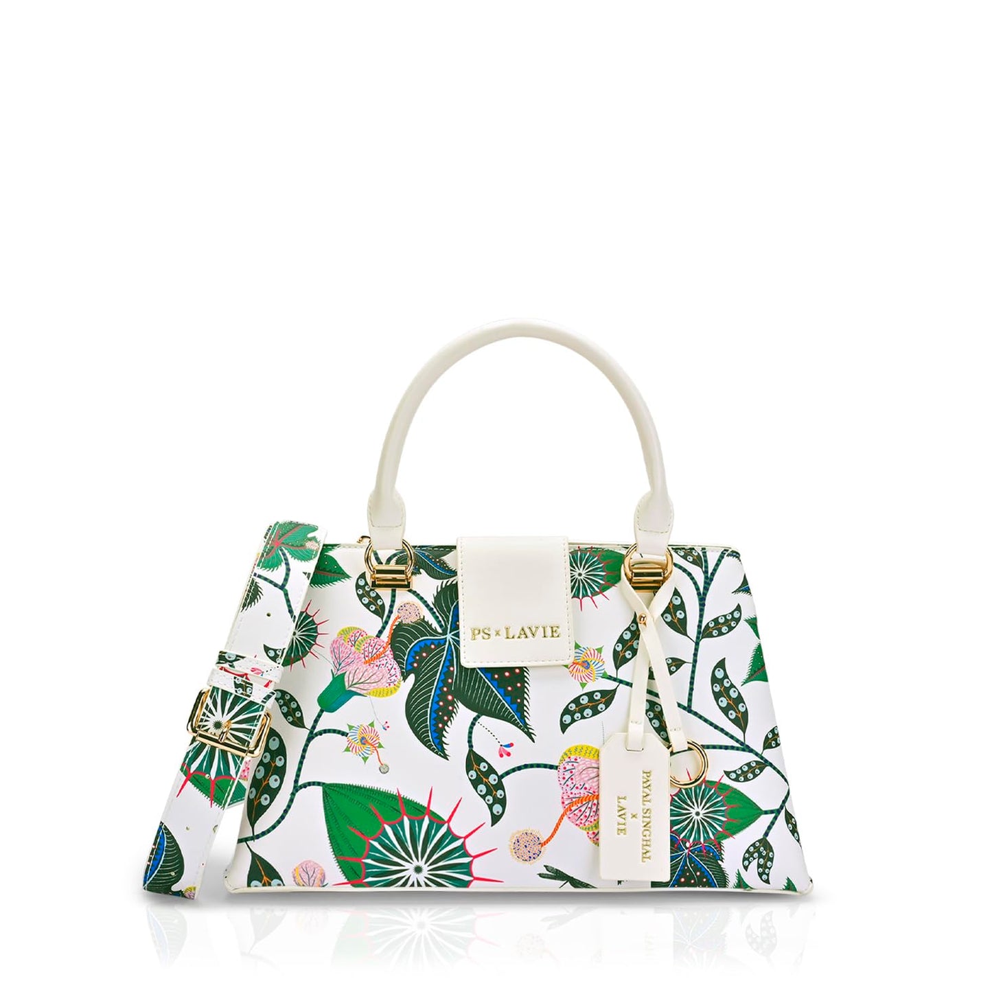 Lavie X Payal Singhal Limited Edition Women's Abutilon Medium 3C Satchel | Ladies Purse Handbag