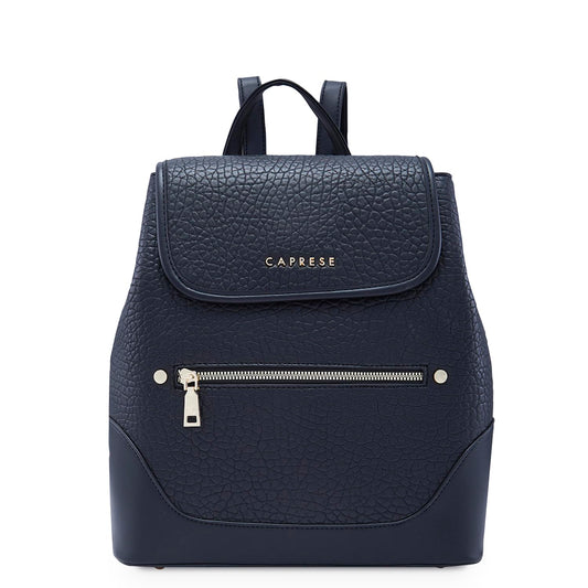 Caprese Skylar Casual Backpack, Medium | Fashion Backpack for Women with Adjustable Shoulder Strap, Magnetic Snap & Secure Zip Closure | for Everyday Outings, College and Travel (Black)