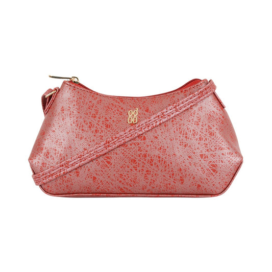 Baggit Women Red Hobo Sling Bag XXS Size | Ladies Stylish Casual Cross Body Purse Handbag