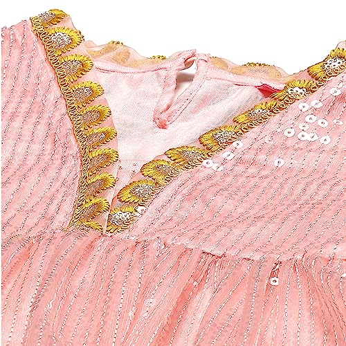 BIBA Girl's Cotton Printed Kid (Kw5537_Fuchsia_3, Salwar Suit Set)