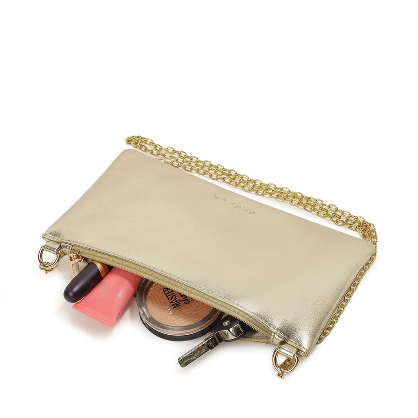 Fastrack Women and Girls Party Sling Bag and Purse Handbag, Gold