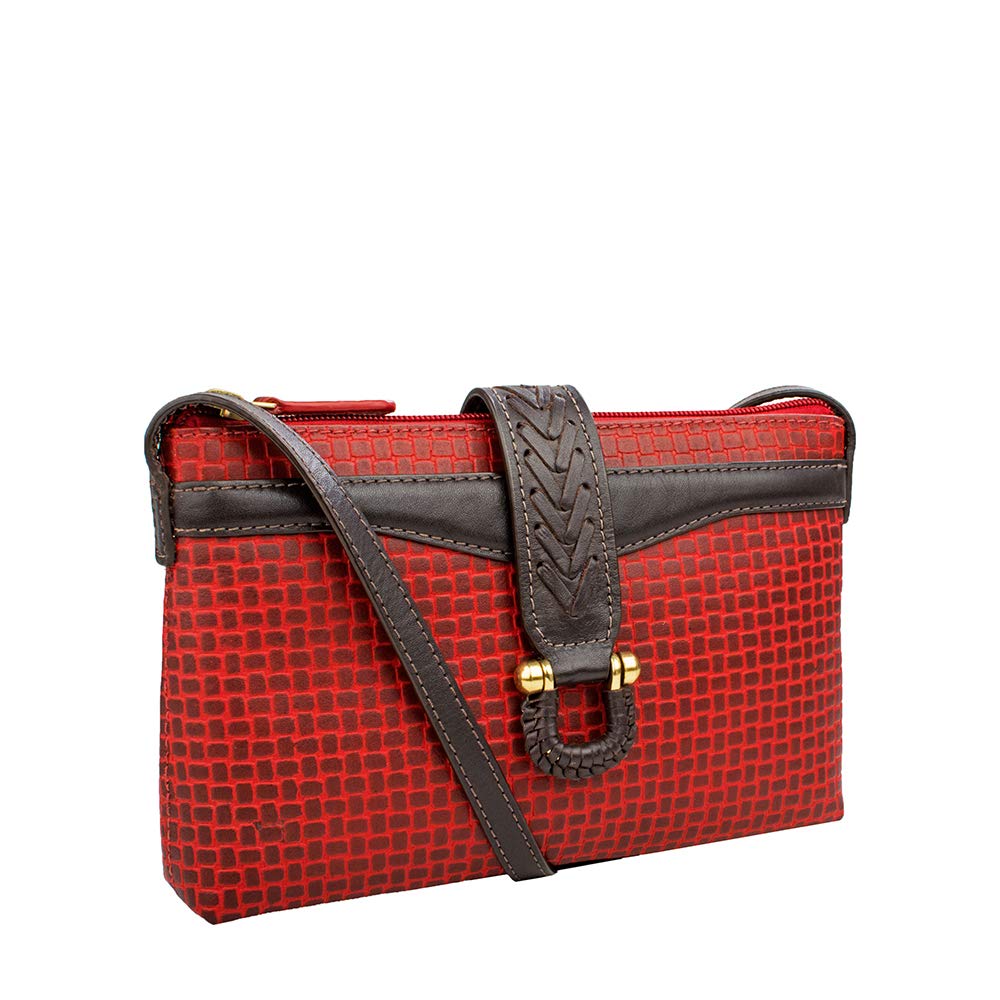 Hidesign Women Sling Bag (Red)