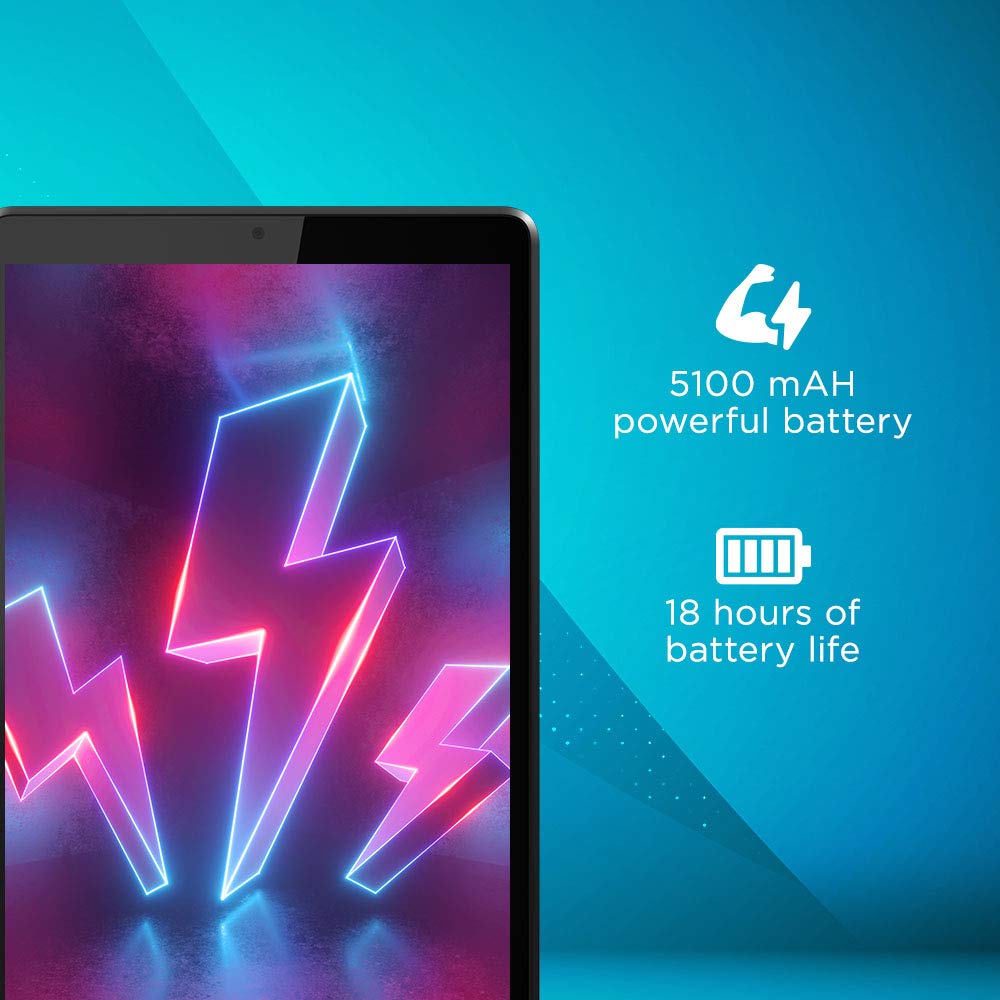 Lenovo Tab M8 FHD (8 inch(20cm), 4 GB, 64 GB, Wi-Fi+LTE, Calling), Grey with Camera Flash