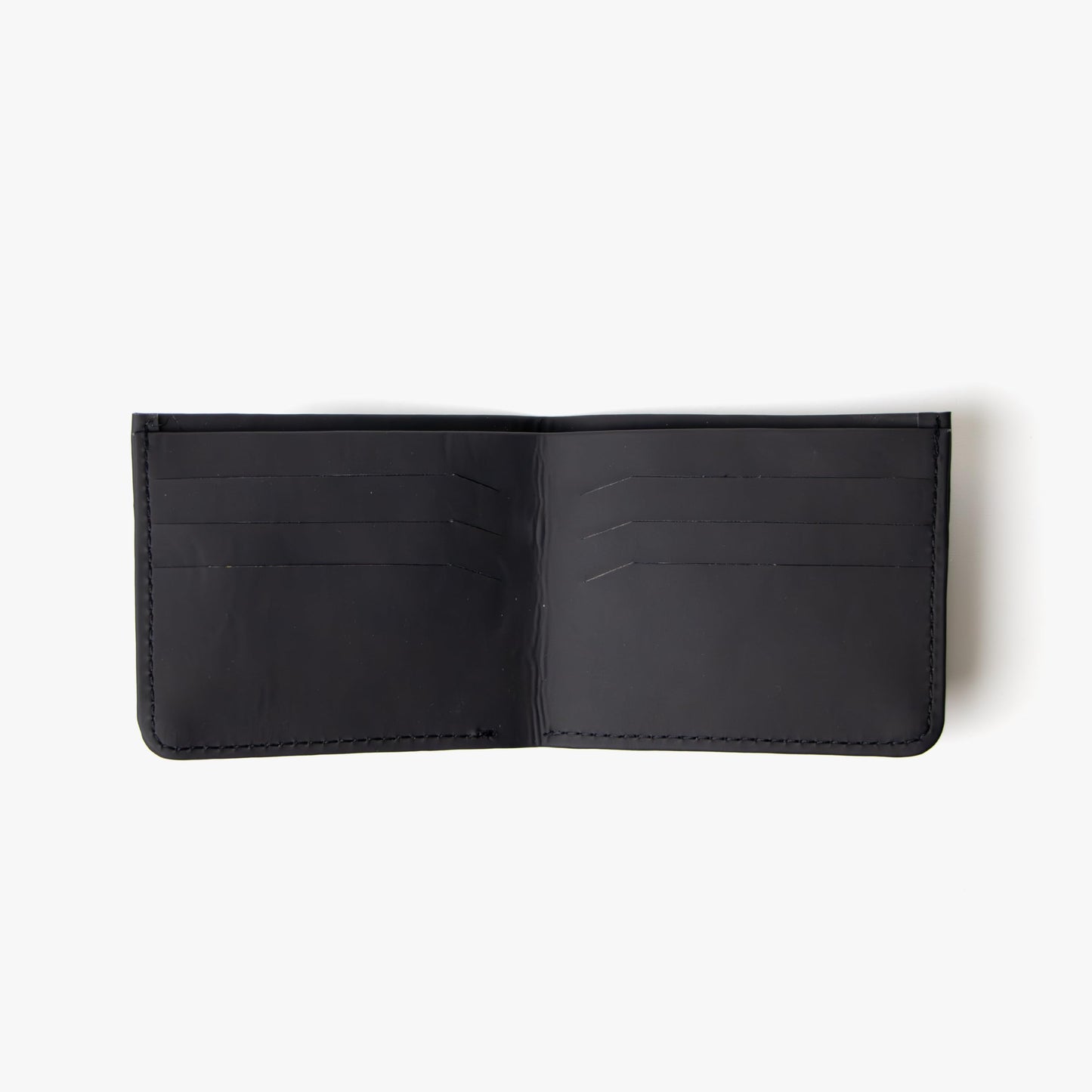 Bellblock Slim Sleeve Bifold Minimal Wallet for Men/Women | Slim Handcrafted Wallet | with Sim, Mobile Pin & Hidden Extra Card Slots | Vegan Leather | Black