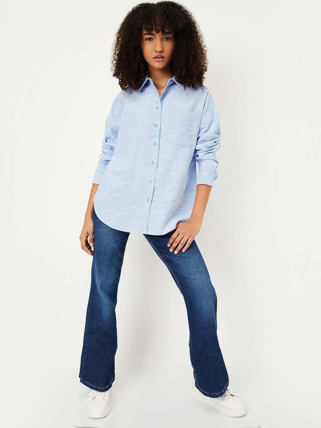 Max Women's Regular Fit Shirt (LANCE2D_Blue