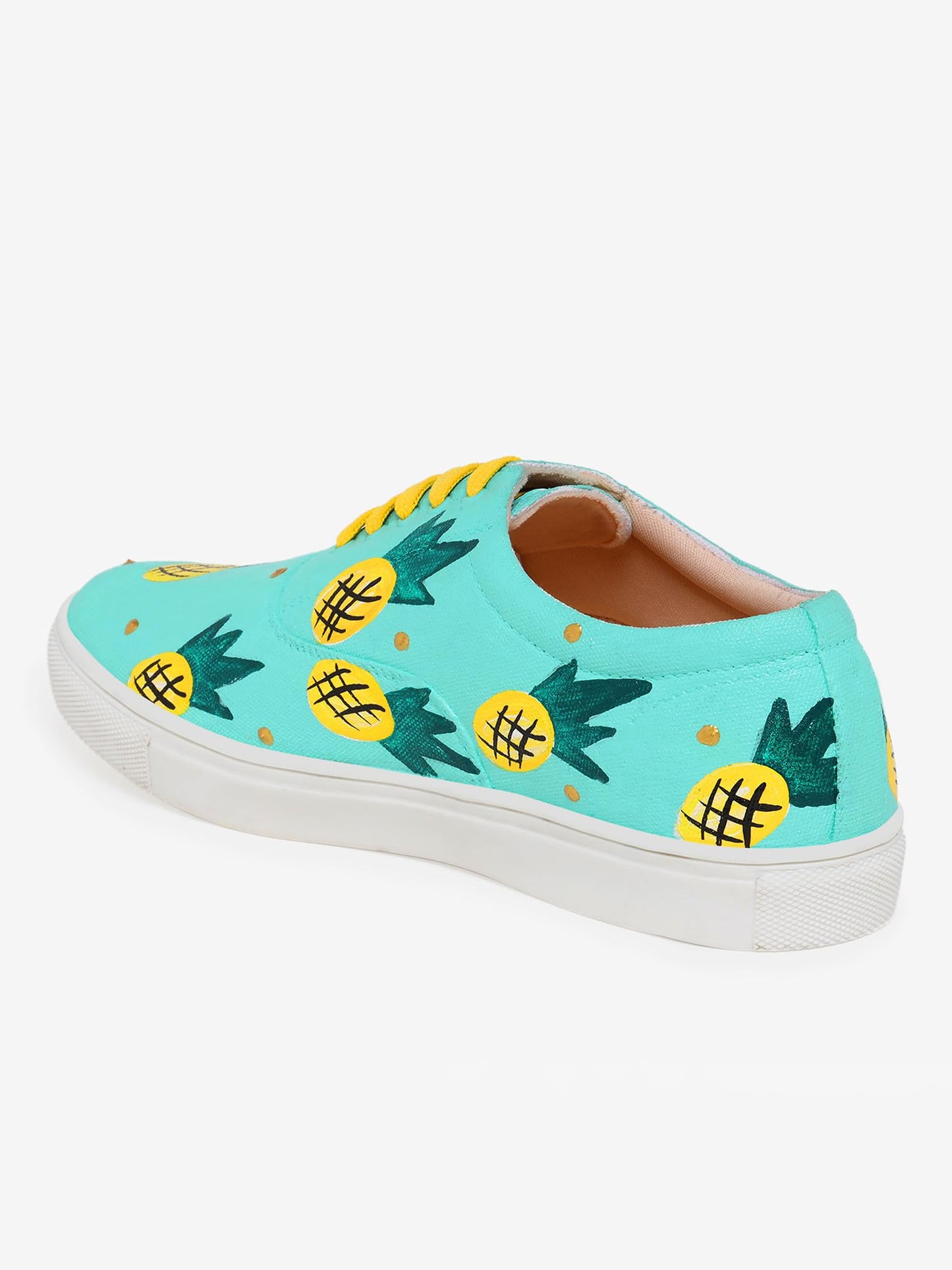 THE QUIRKY NAARI Pineapple Sneakers Say Hello to Summers | Teal