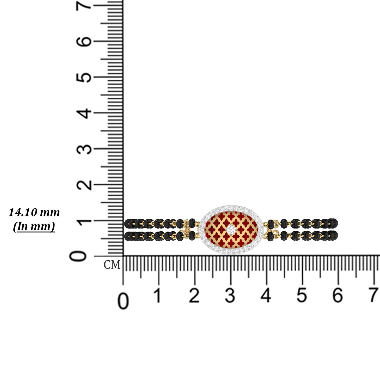 PC Jeweller 18k (750) Yellow Gold and Solitaire Bracelet for Women