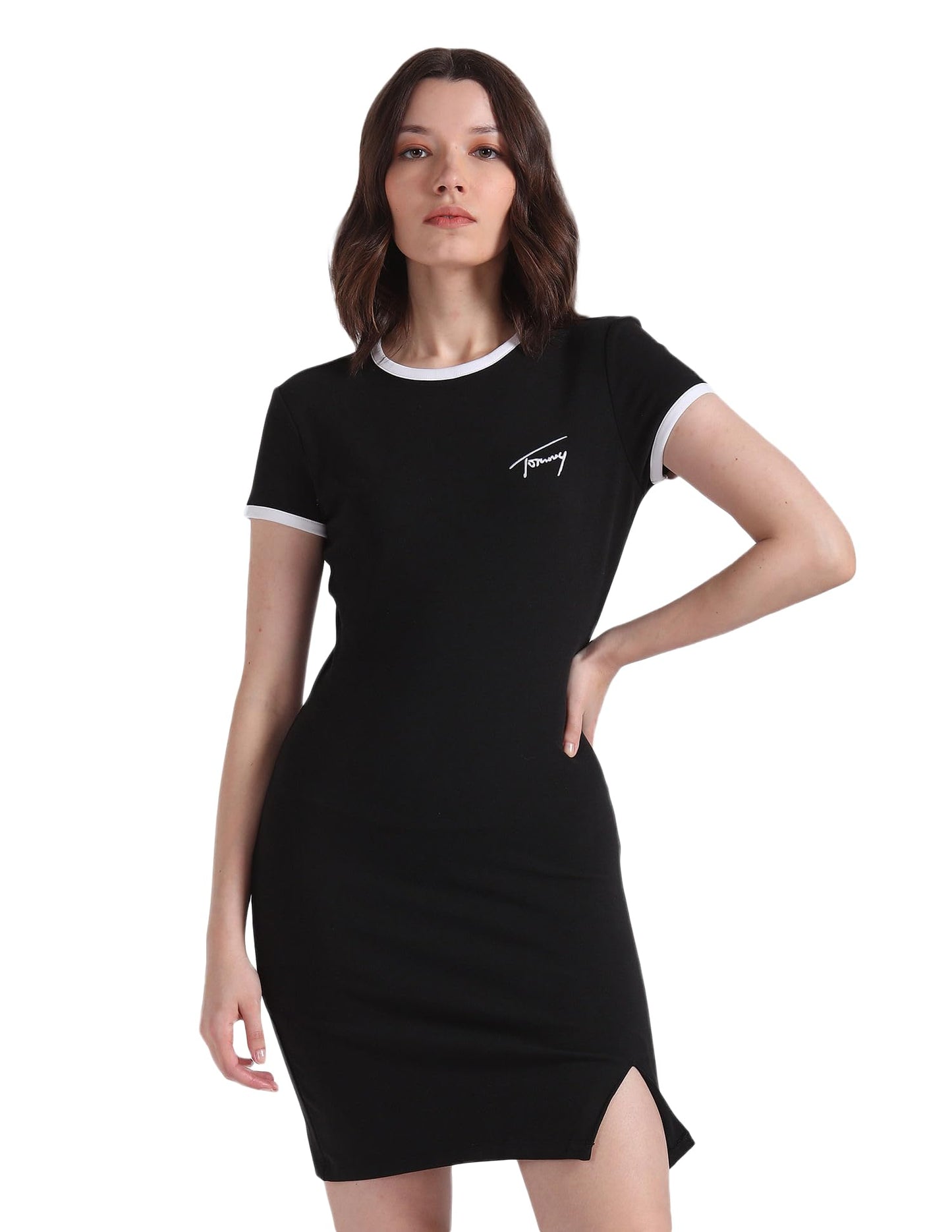 Tommy Hilfiger Womens Black Color Dress (XL)