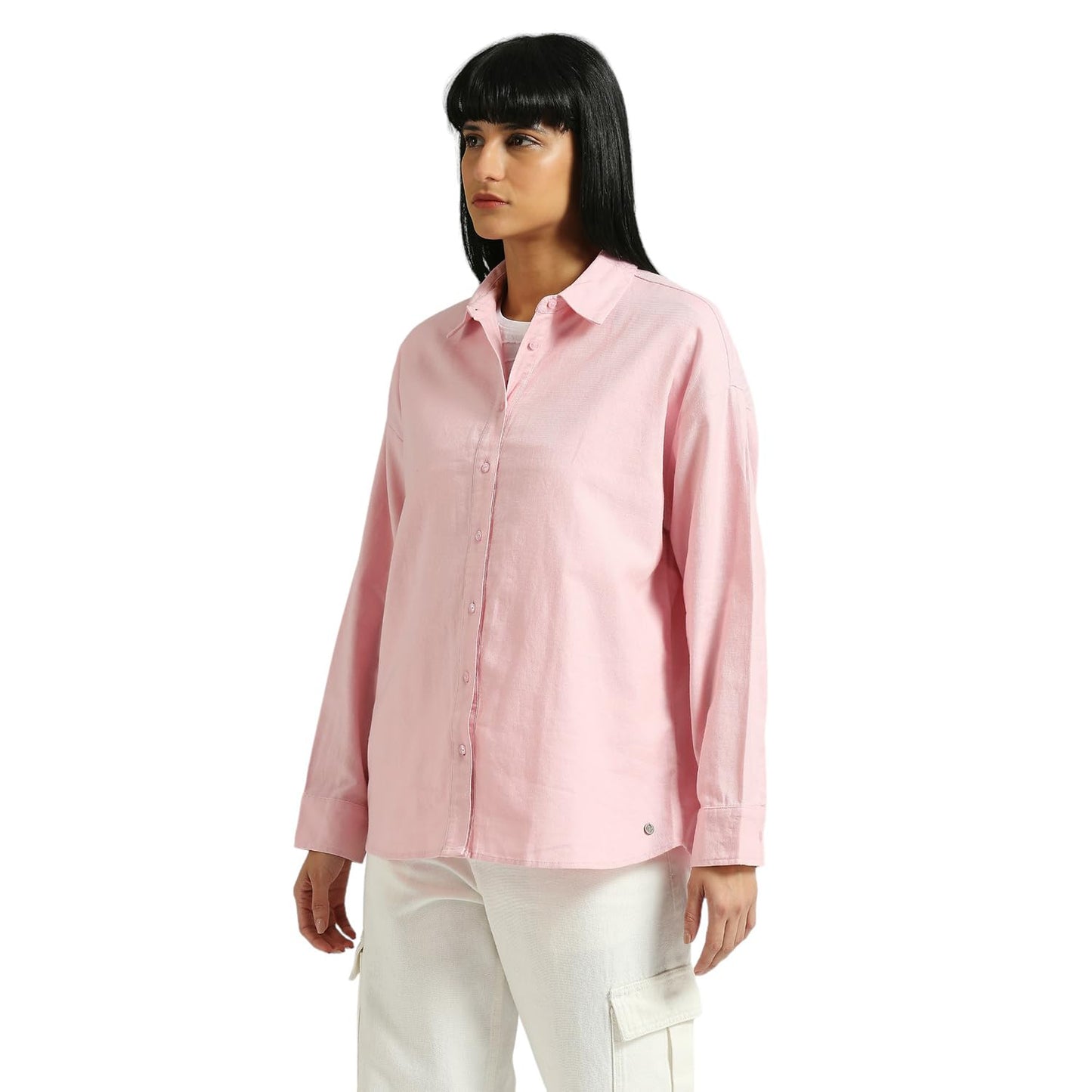 Pepe Jeans Women's Oversize Fit Solid Shirts