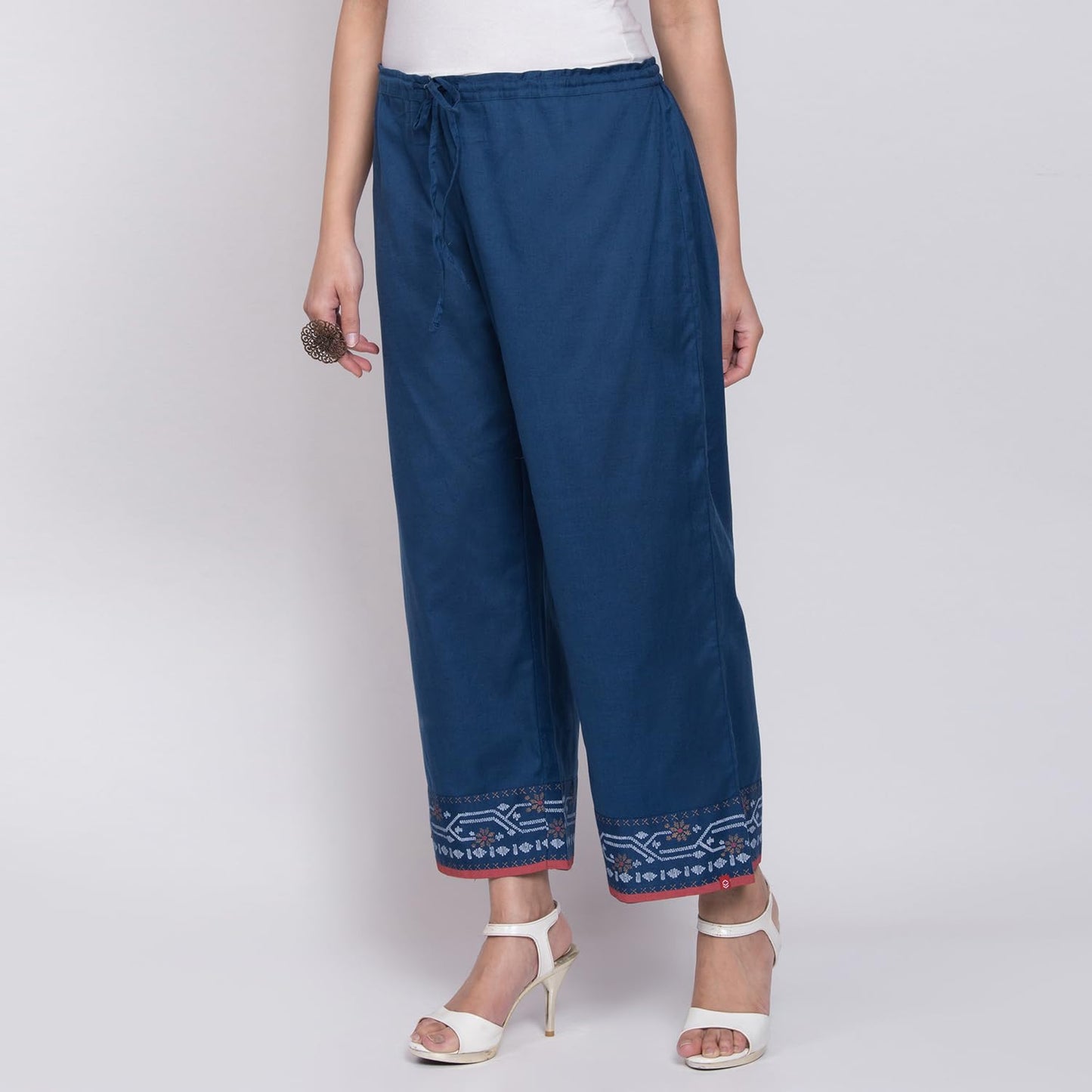 BIBA Women Solid Relaxed Mix and Match(MNMASSORTED15807E_Indigo_M)