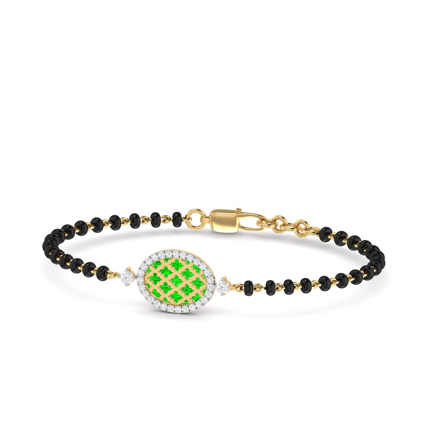 PC Jeweller 18k (750) Yellow Gold and Solitaire Bracelet for Women