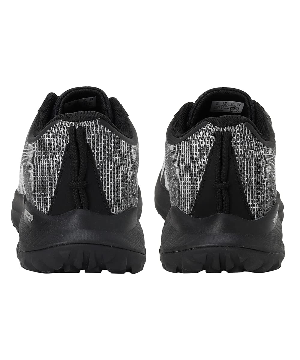 PUMA Men, Fast-Trac Nitro, Black-Metallic Silver, Running Shoe, 6.5UK, (37704401)
