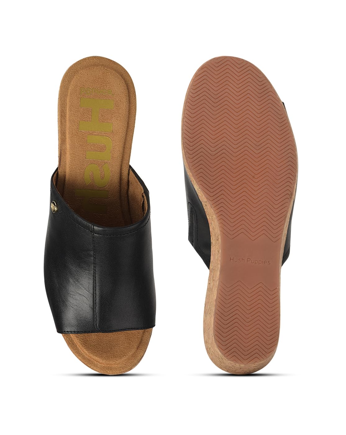Hush Puppies Casual mule wedge heel sandals for Women