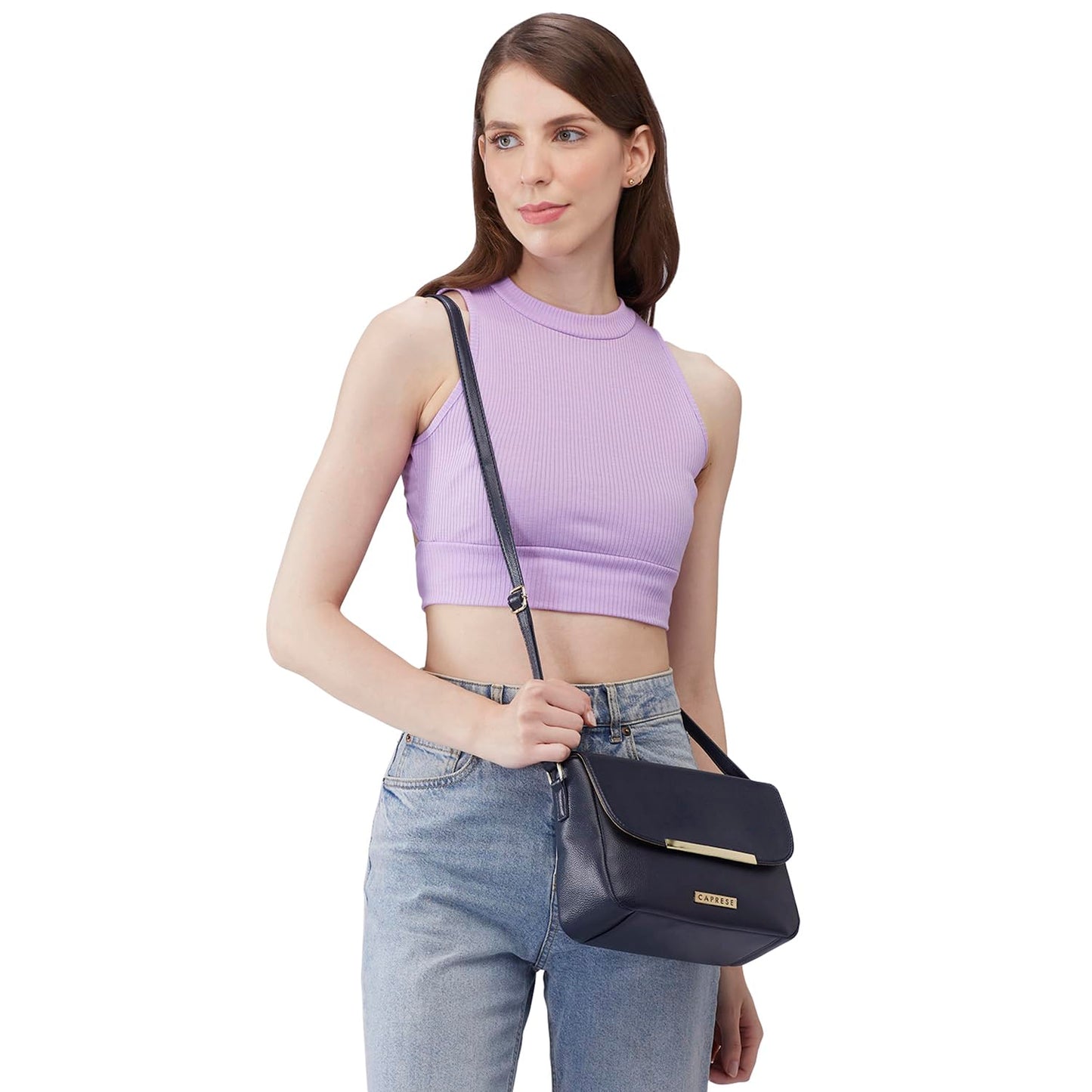 Caprese Kia Women's Sling Bag (Blue)