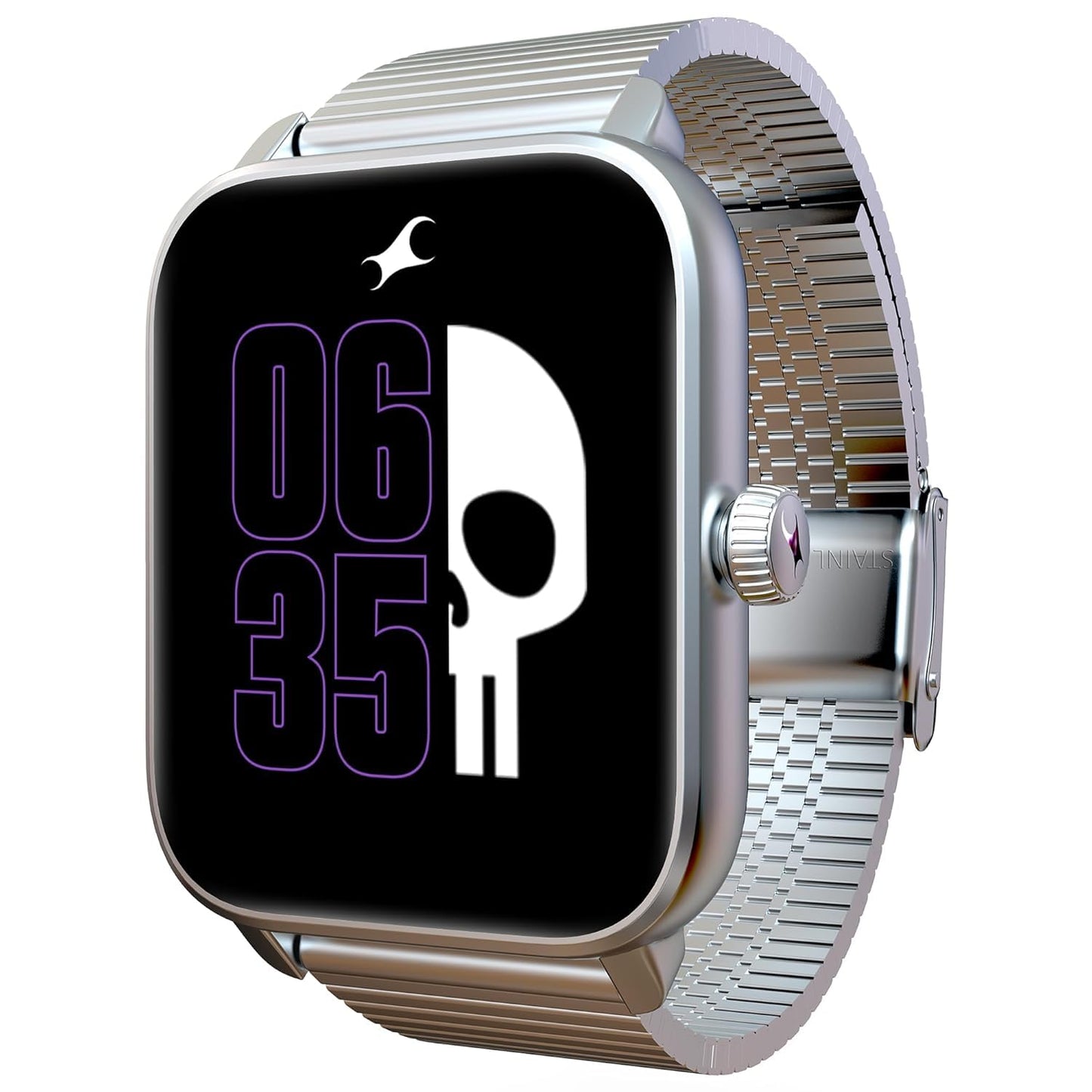 Fastrack Smart Watch Phantom 1.85 Super Ultravu Display Fashionable Metal Design Functional Crown (Black)